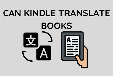 can kindle translate books