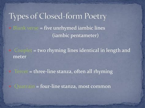 Closed Form Poetry Definition: Exploring the Rich Tapestry of Structured Rhymes