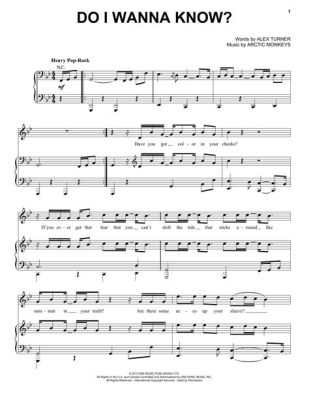 do i wanna know sheet music about the importance of learning from past mistakes?