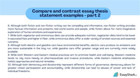 How to Write a Thesis Statement for a Compare and Contrast Essay: A Detailed Guide with Perspectives